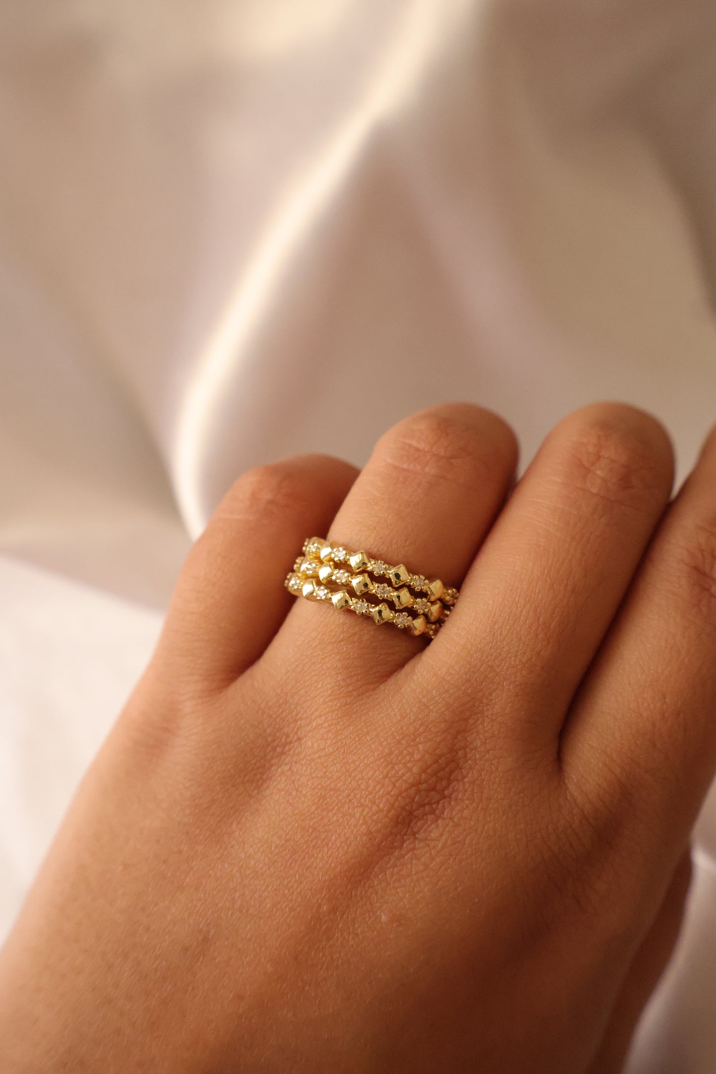 All day Stackable Band (Adjustable-Anti Tarnish)