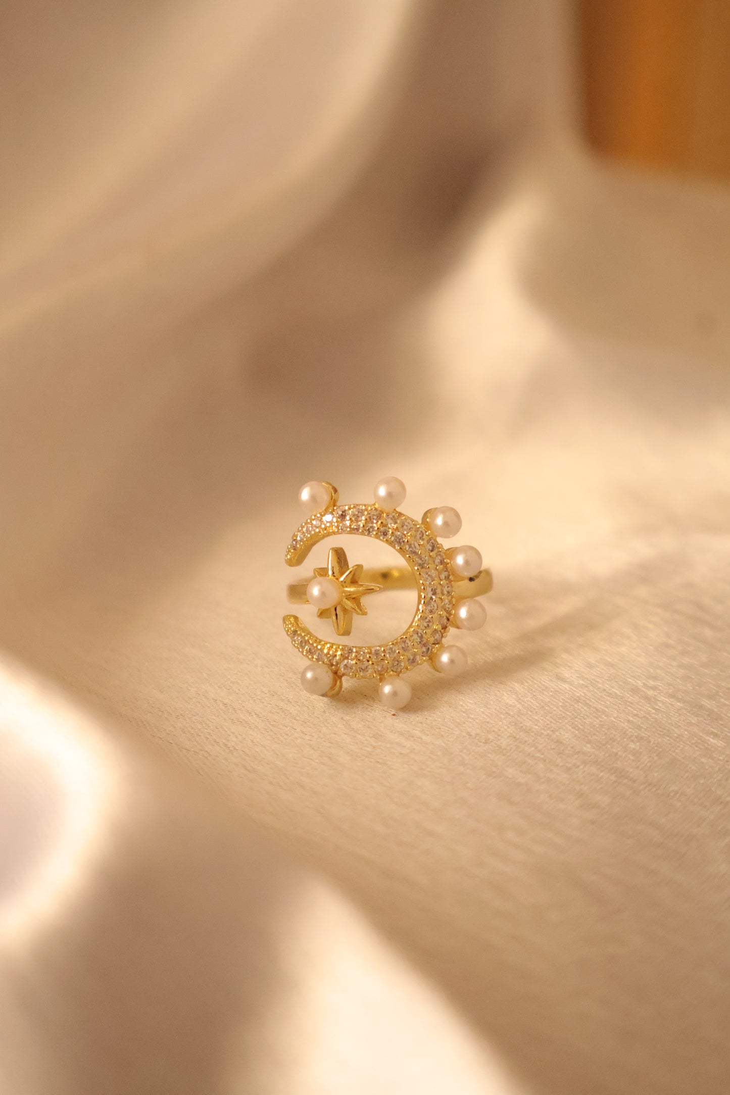 Celestial Statement Ring (Anti Tarnish)