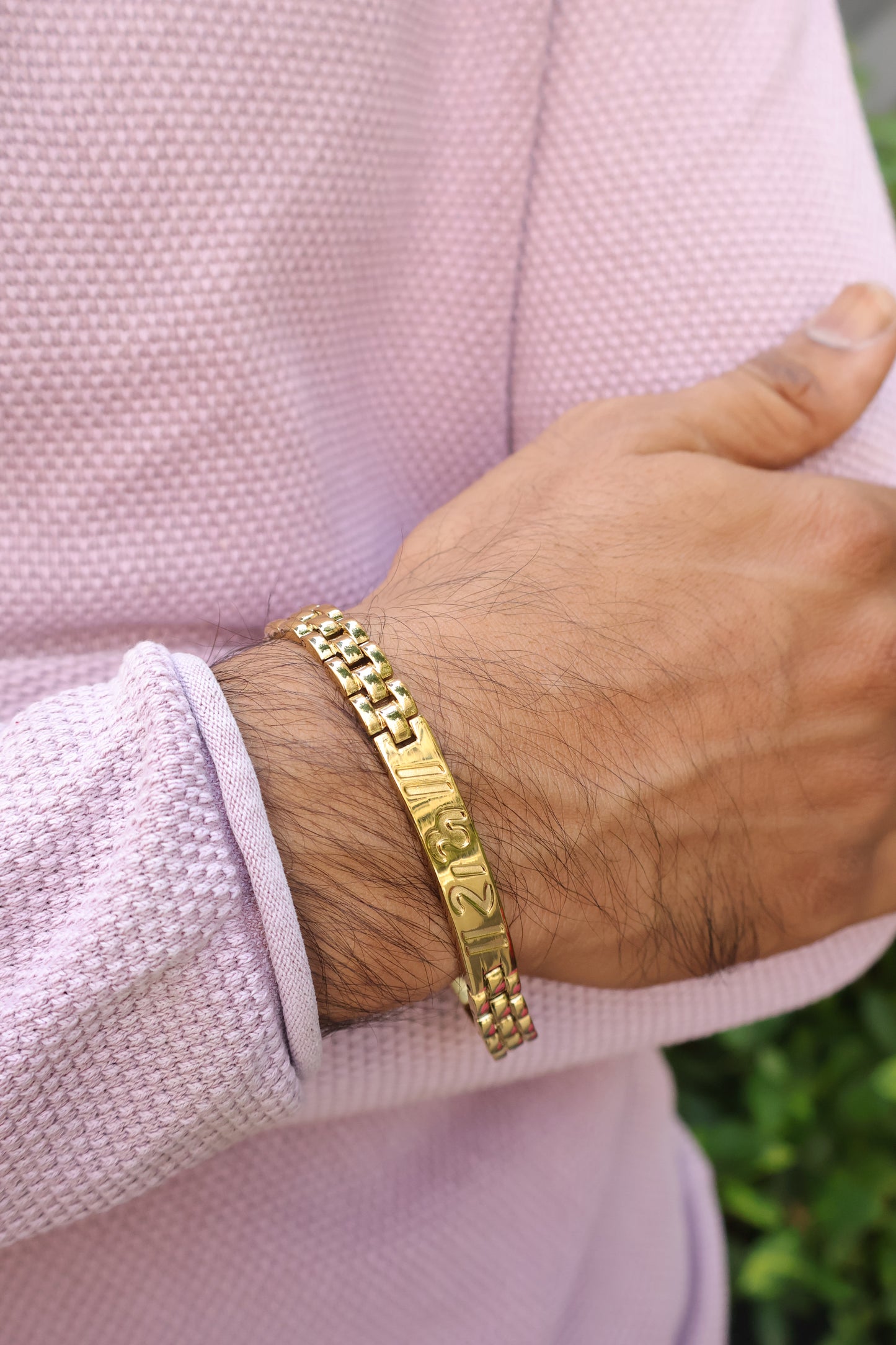 Gold Plated Ram Naam Bracelet