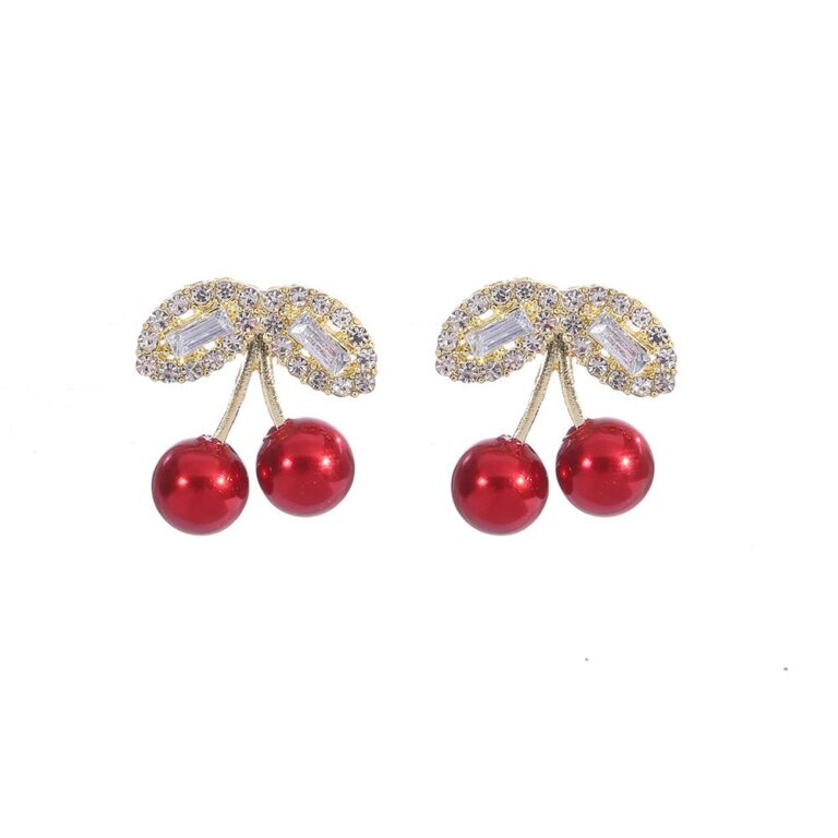 Small Cherry Korean Earring