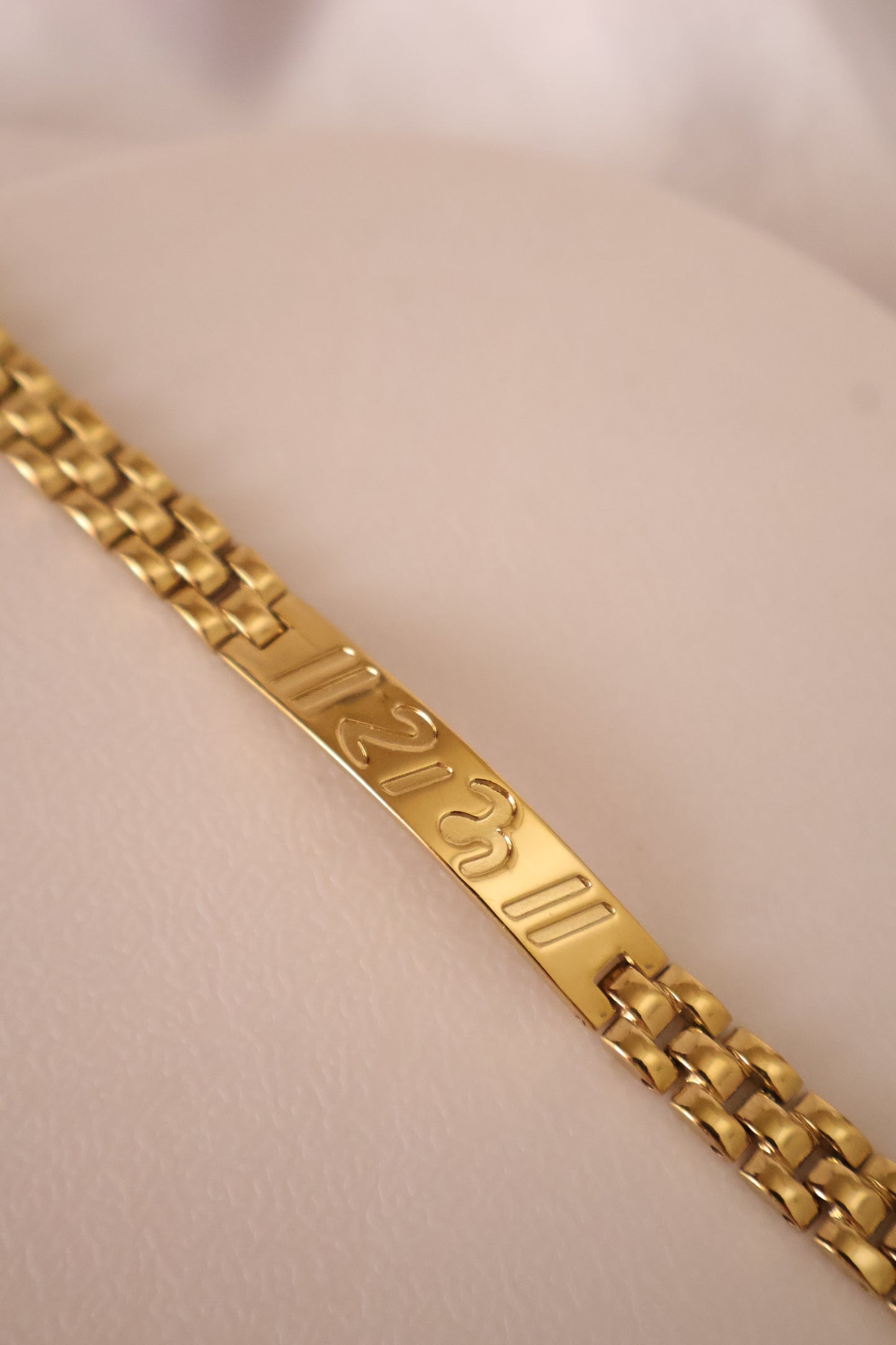 Gold Plated Ram Naam Bracelet