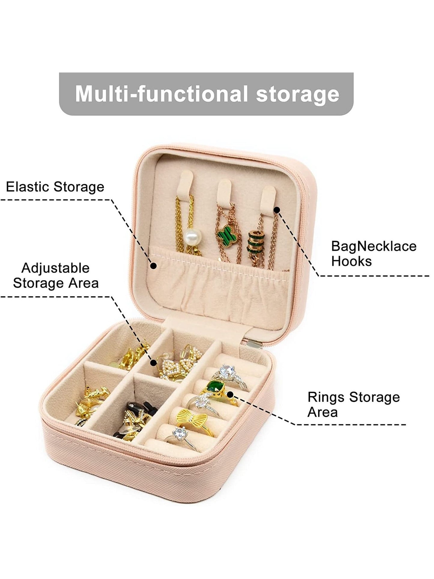 Travel Jewellery Organiser Box